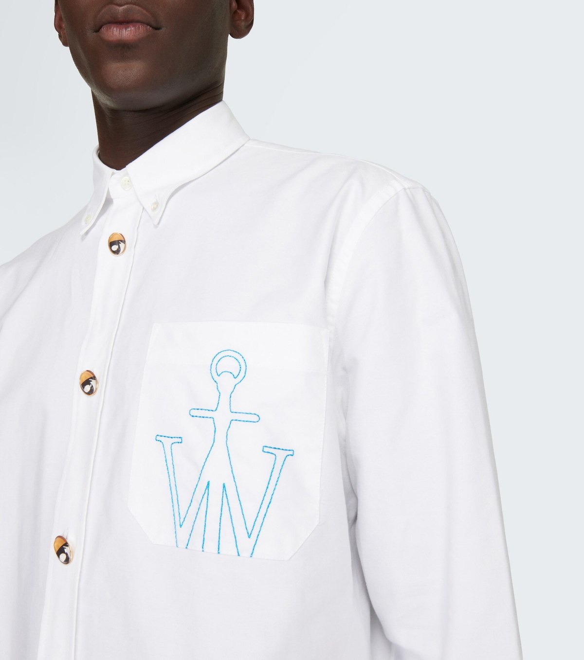 JW Anderson - Logo cotton shirt JW Anderson