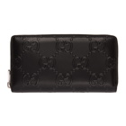 Gucci Black GG Embossed 20 Tennis Wallet