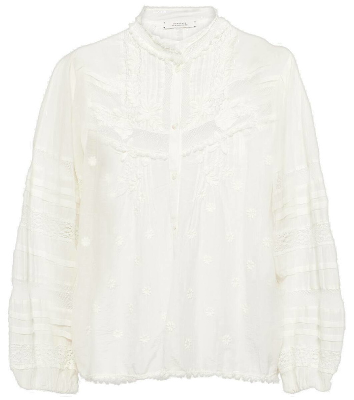 Photo: Dorothee Schumacher Stunning Dream embroidered cotton top