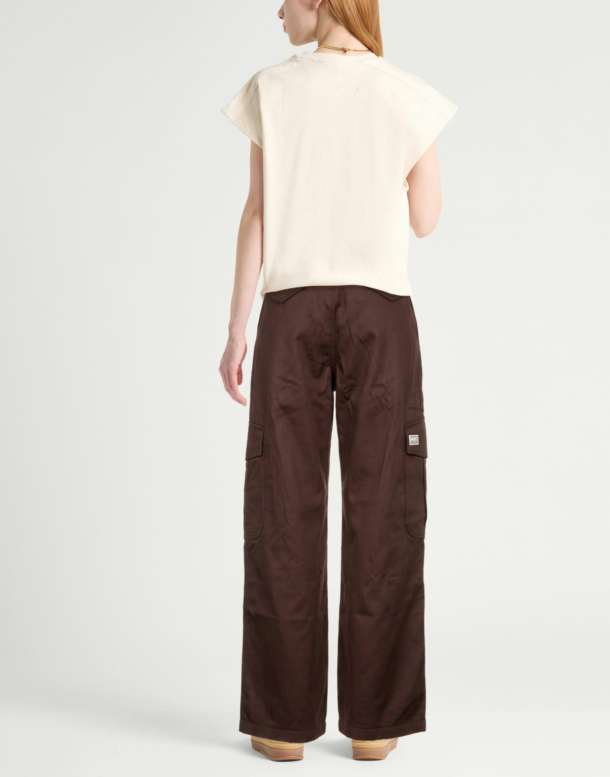 Kenzo Womens Pants Chocolate in Brown