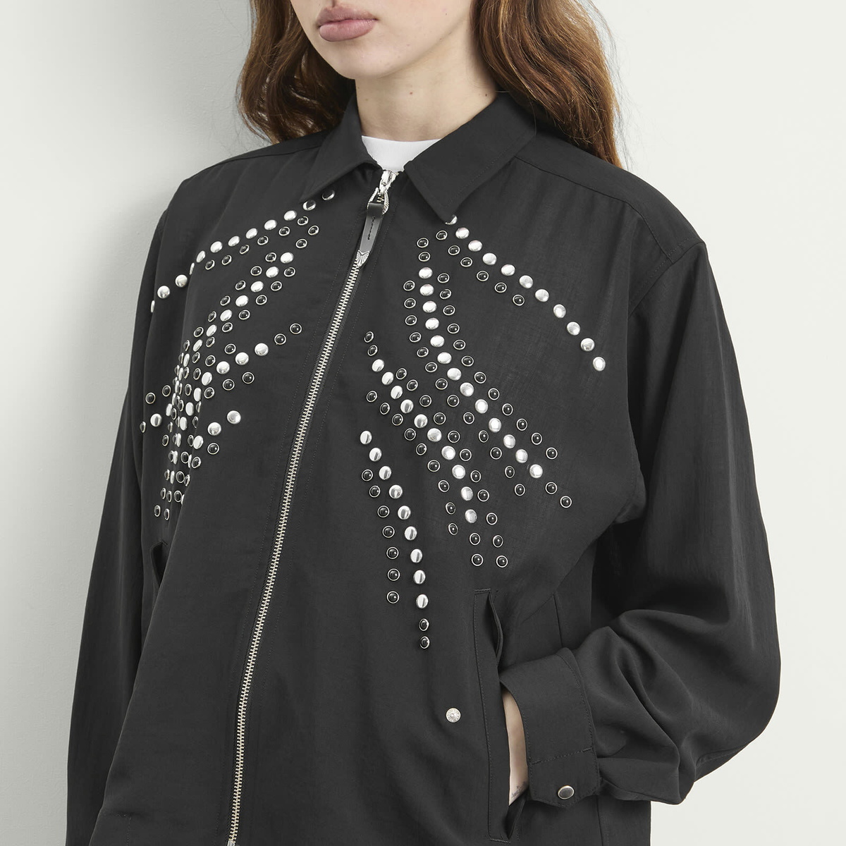 TOGA ARCHIVES Women's TOGA Studs Blouson in Black
