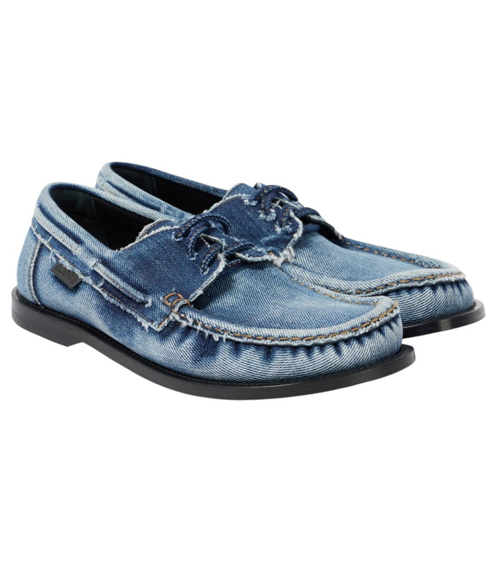 Photo: Loewe Campo denim boat shoes