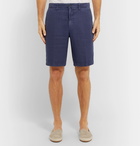 120% - Linen Shorts - Blue