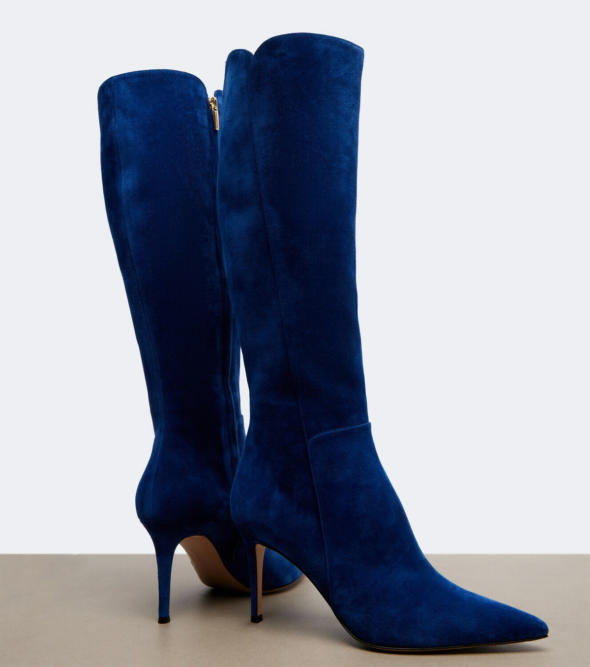 Gianvito Rossi Suede knee-high boots