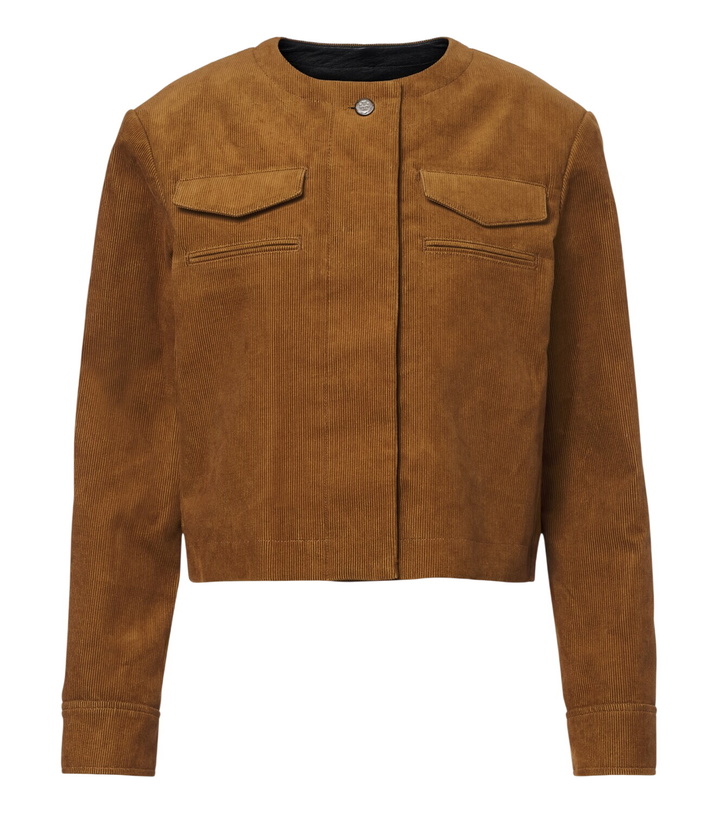 Photo: Tory Burch Cropped cotton corduroy jacket