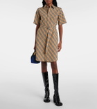 Burberry Burberry Check cotton shirt dress