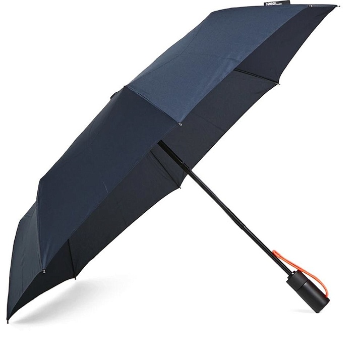 Photo: London Undercover Auto-Compact Umbrella Navy & Neon