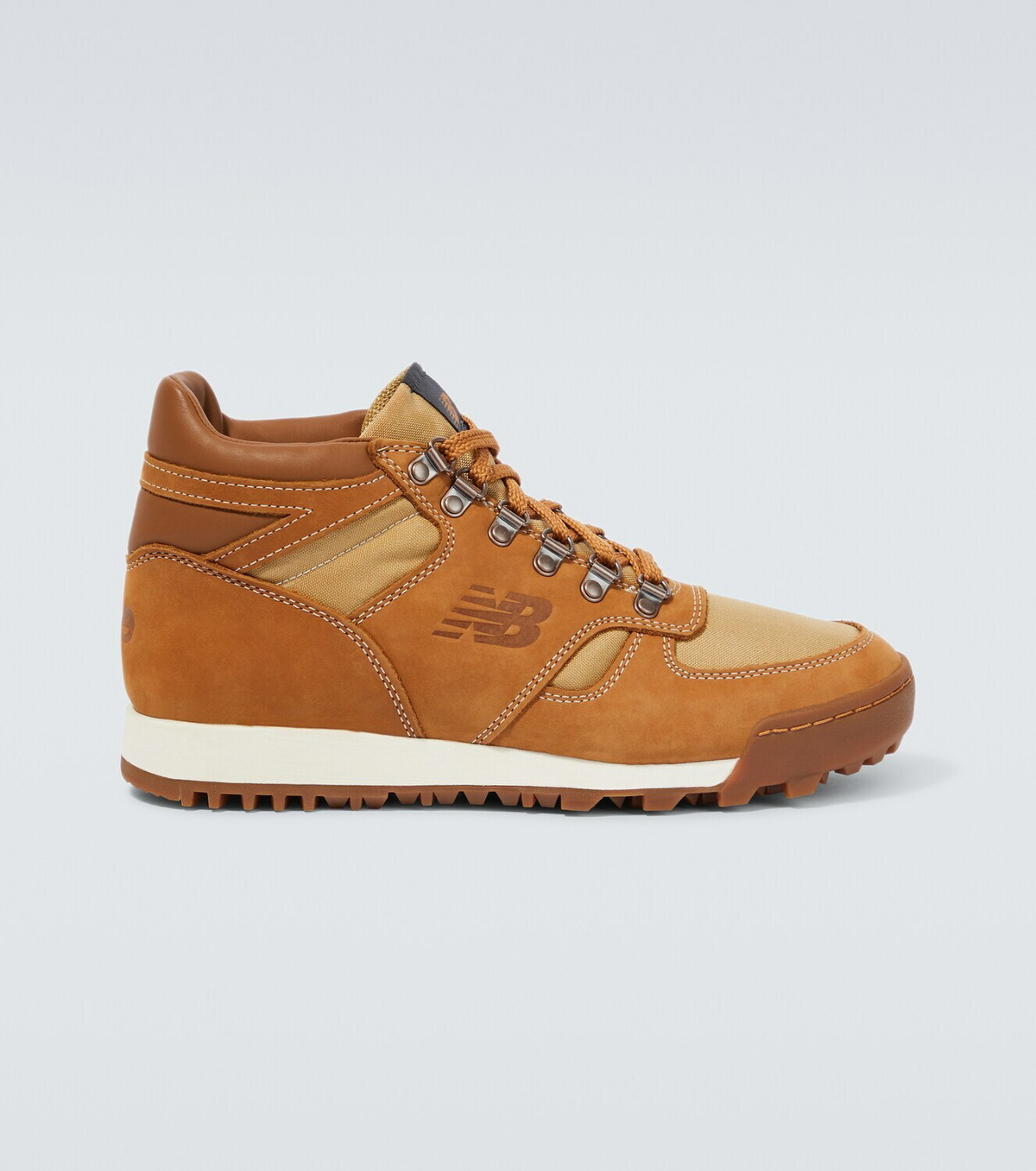 【Junya Watanabe】 x New Balanceレザーハイトップスニーカー Junya Watanabe x New Balance leather high-top sneakers Junya