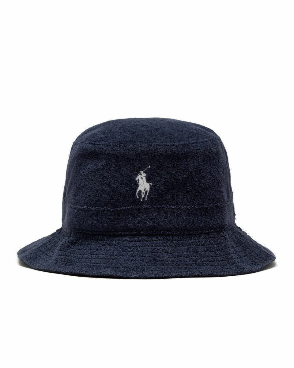 Photo: Polo Ralph Lauren Loft Bucket Hat Blue - Mens - Hats