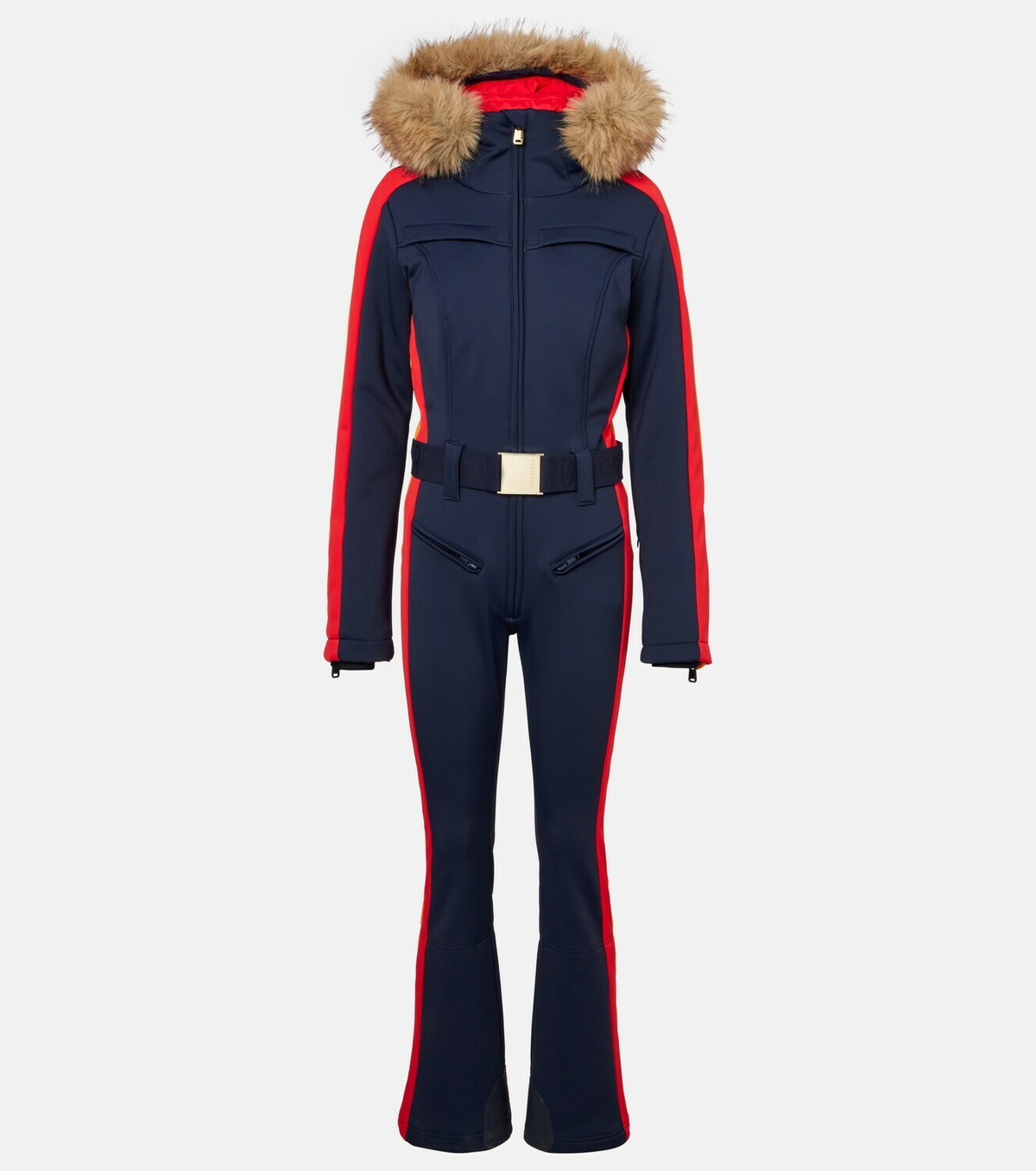 Goldbergh Suvi faux fur-trimmed ski jumpsuit