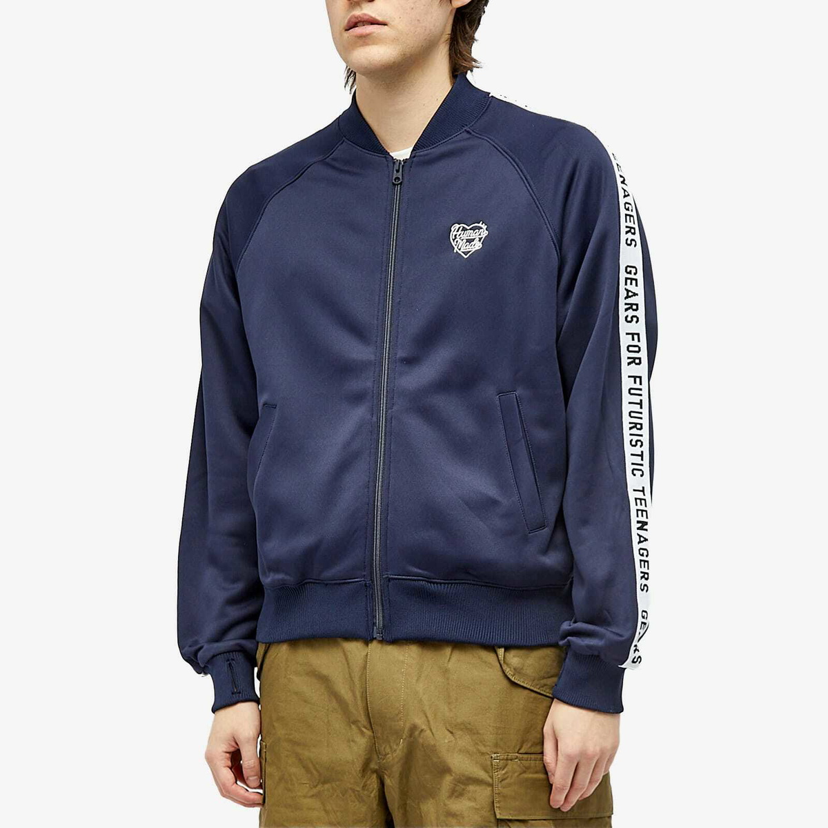 Human Made Men's Track Jacket in Navy Human Made