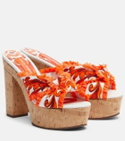 Dolce&Gabbana Majolica brocade platform sandals