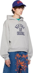 Sky High Farm Workwear Gray 'SHF Original' Hoodie
