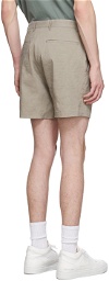 Theory Taupe Curtis Shorts
