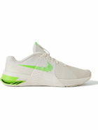 Nike Training - Metcon 8 Rubber-Trimmed Mesh Sneakers - White