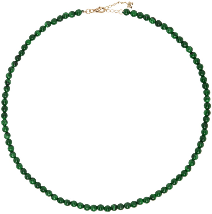 Photo: Mateo Green Malachite Beaded Choker