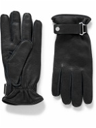 Dunhill - Leather Gloves - Black
