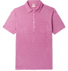 Massimo Alba - Garment-Dyed Linen Polo Shirt - Pink