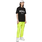 MSGM Black Artist Logo T-Shirt