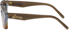 Loewe Brown Acetate Square Sunglasses