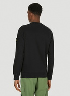 Compass Patch Sweatshirt in Black