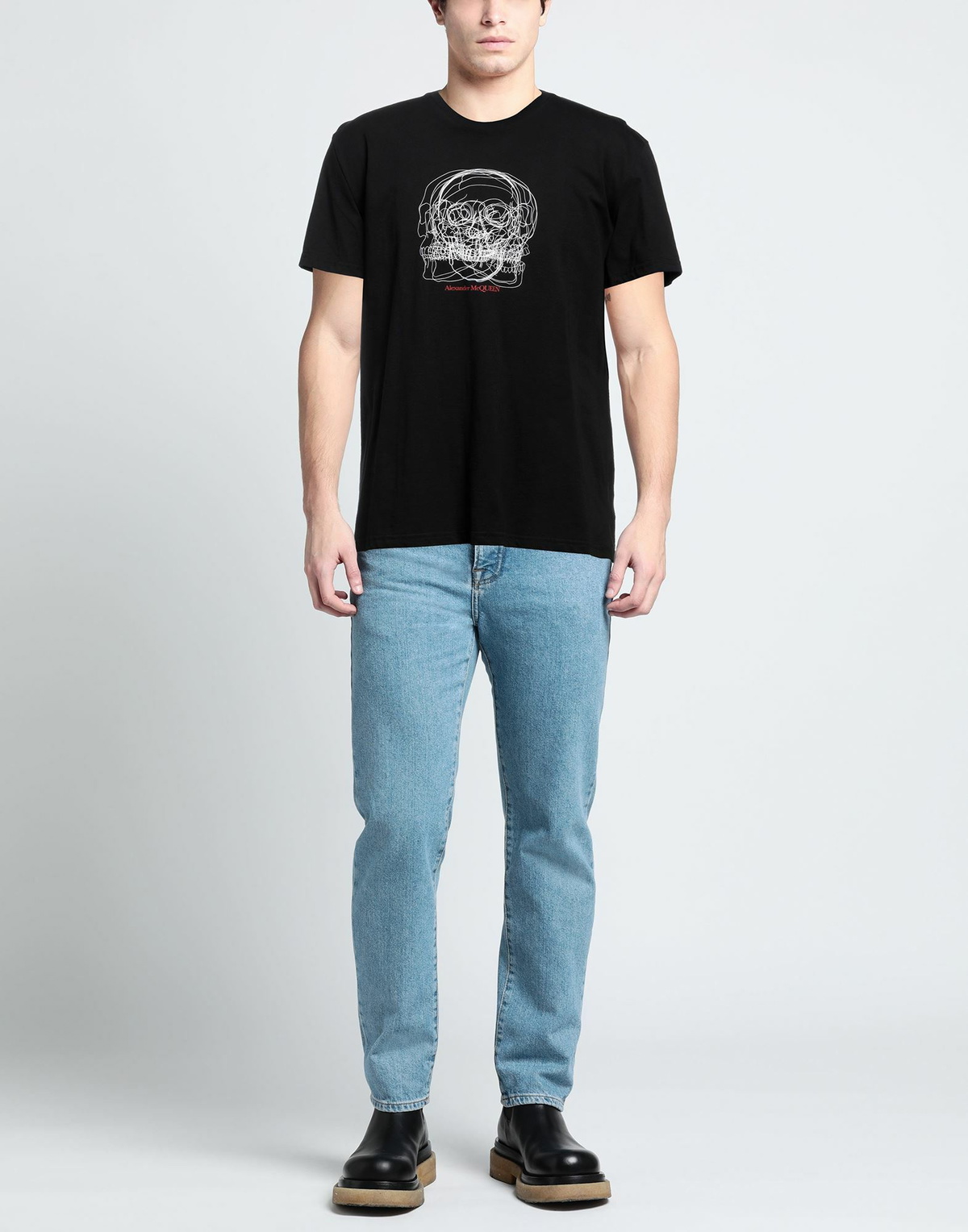 Mcqueen Mens T-shirt in Black