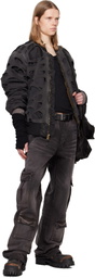 ALEXANDER DIGENOVA Black Type 2 Denim Cargo Pants