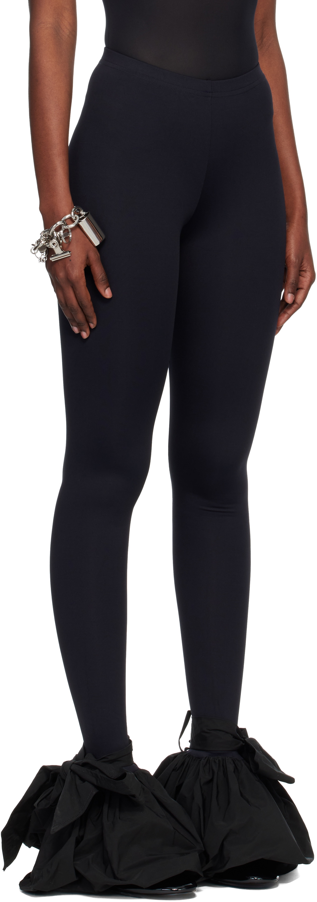 VAQUERA Black Pouf Leggings