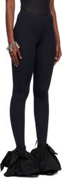 VAQUERA Black Pouf Leggings
