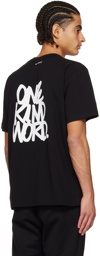 sacai Black 'One Kind Word' T-Shirt