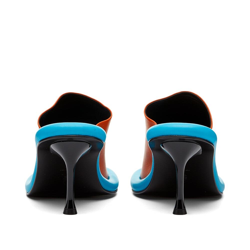 JW Anderson Women's Bumper Mule Heel in Orange JW Anderson