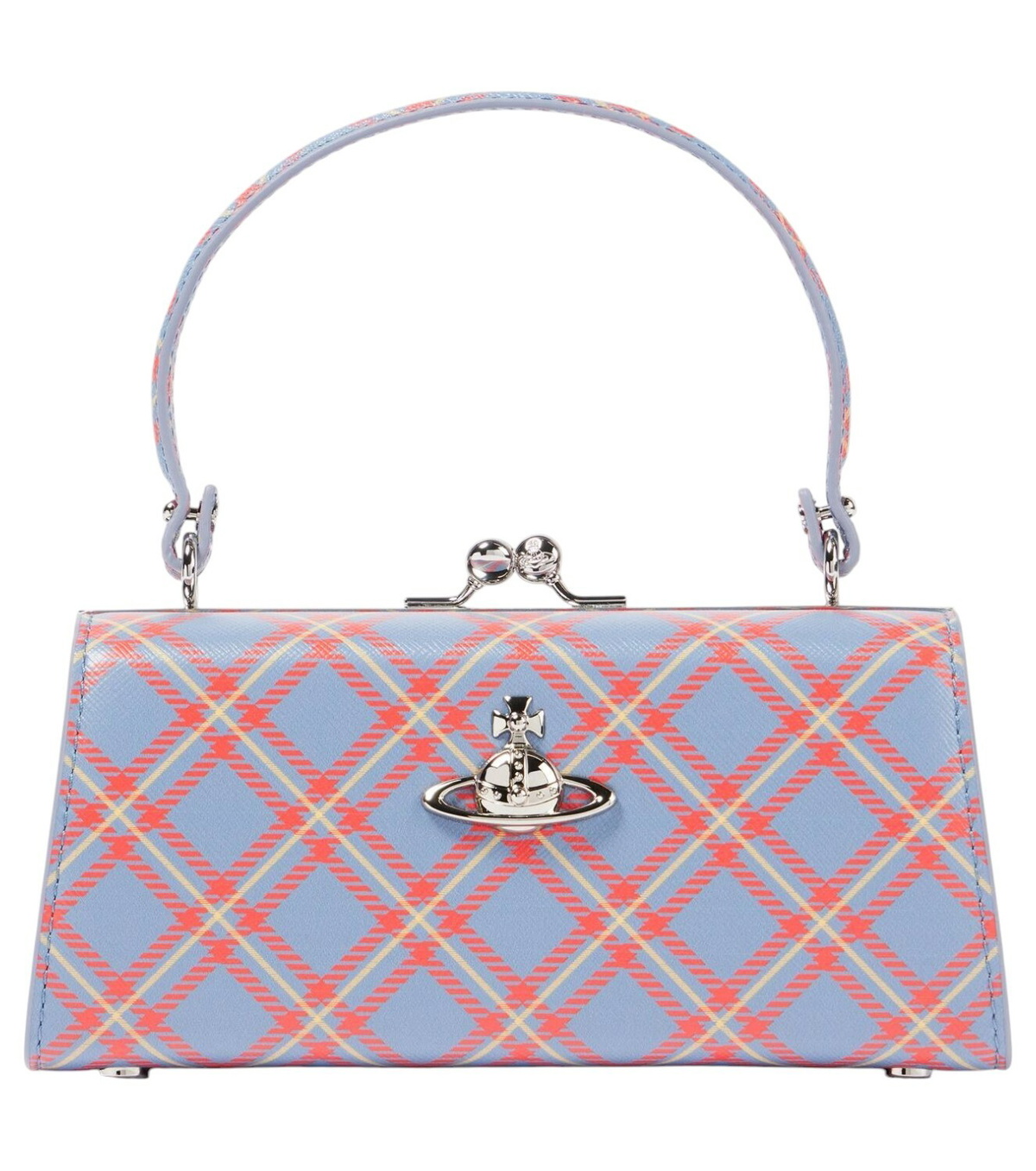 Vivienne Westwood★25SS★Doll XL Frame Pulse Tote Bag Tartan Vivienne Westwood☆25SS☆Doll XL Frame Pulse Tote Bag Tartan