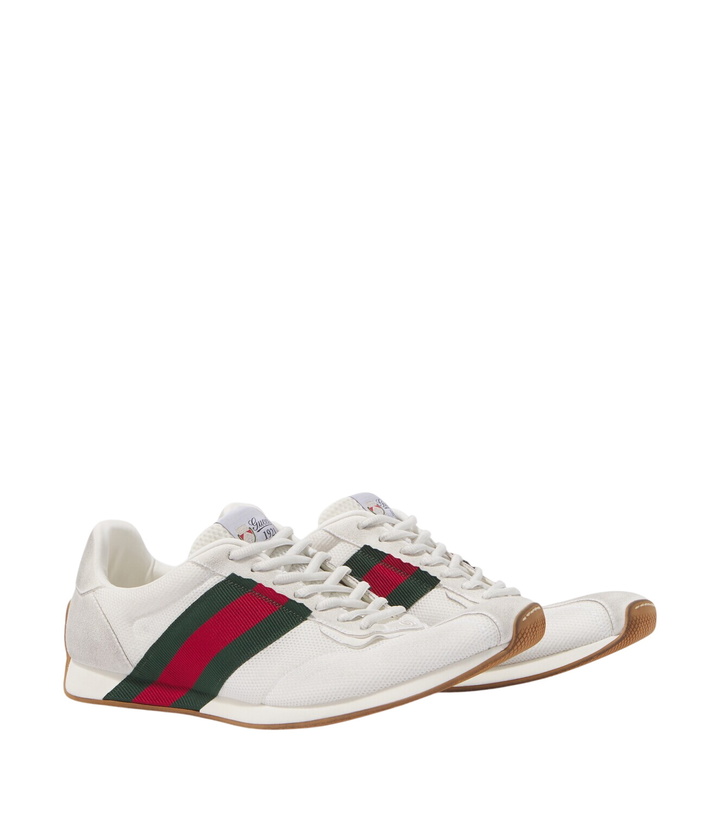 Photo: Gucci Gucci Tempo suede-trimmed sneakers