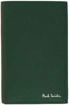 Paul Smith Green CC Straw Wallet