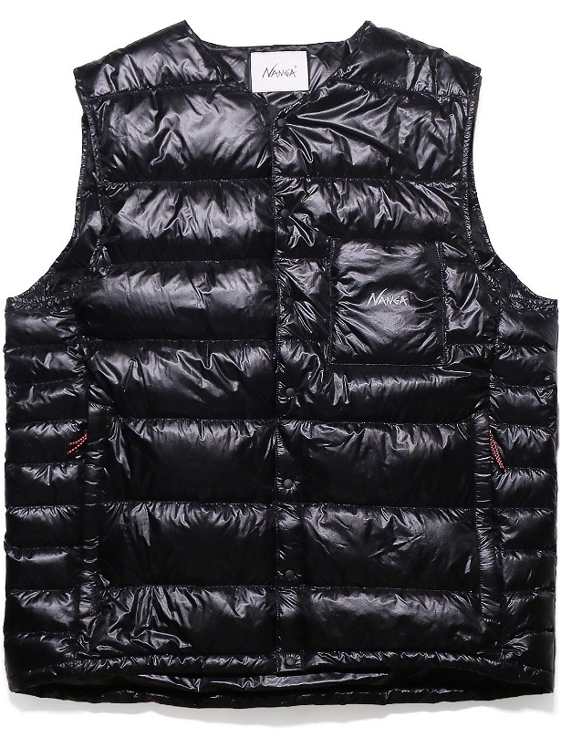 Photo: Nanga - Quilted Recycled Shell Down Gilet - Black