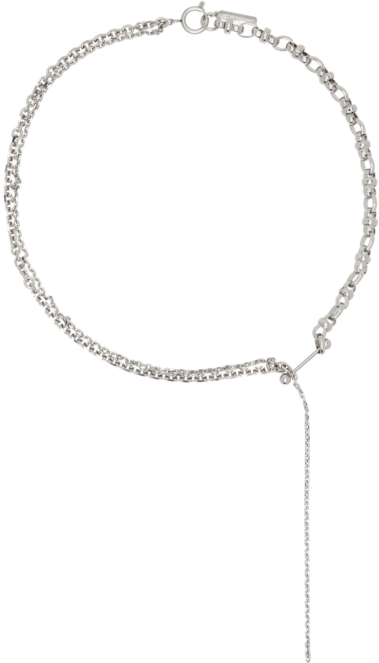 Justine Clenquet Silver Kim Necklace Justine Clenquet