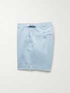 Orlebar Brown - Bulldog Slim-Fit Cotton-Blend Twill Shorts - Blue