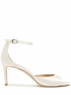 STUART WEITZMAN 75mm Nudistia Satin Sandals