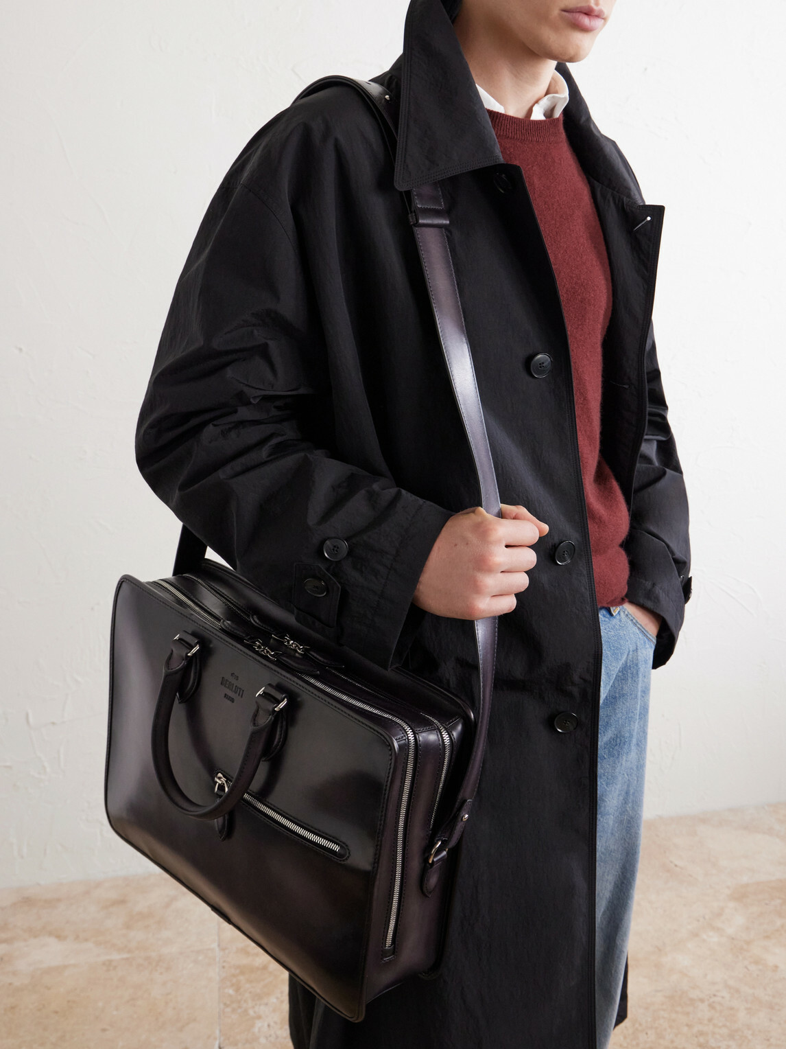 Berluti - 2 Jours Neo Venezia Leather Briefcase