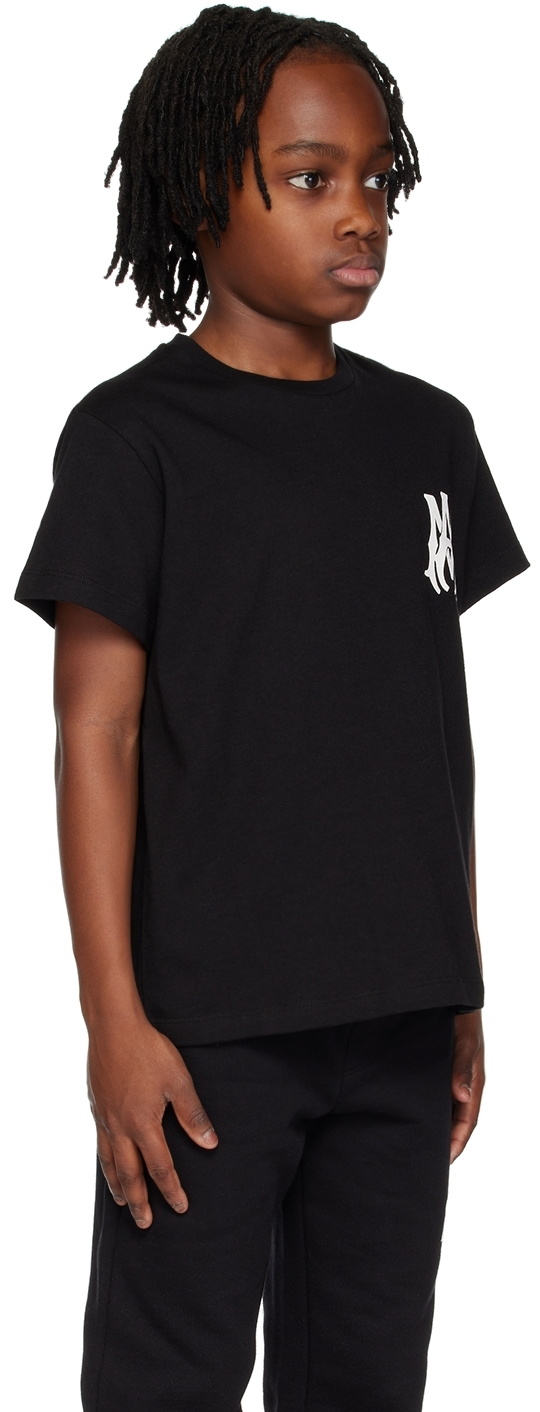 AMIRI Kids Black 'MA' T-Shirt Amiri