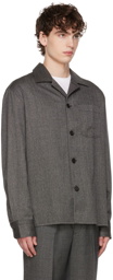 Brioni Black Pocket Shirt