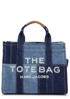 Marc Jacobs The Tote Medium Denim Tote - Blue/Navy - One Size