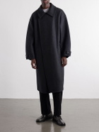YOKE - Double-Breasted Wool and Cashmere-Blend Felt Coat - Gray