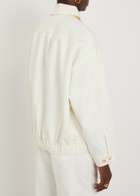 Polo Ralph Lauren Logo-embroidered Twill Jacket Cream