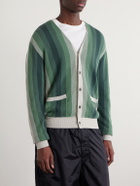 Beams Plus - Striped Cotton Cardigan - Green