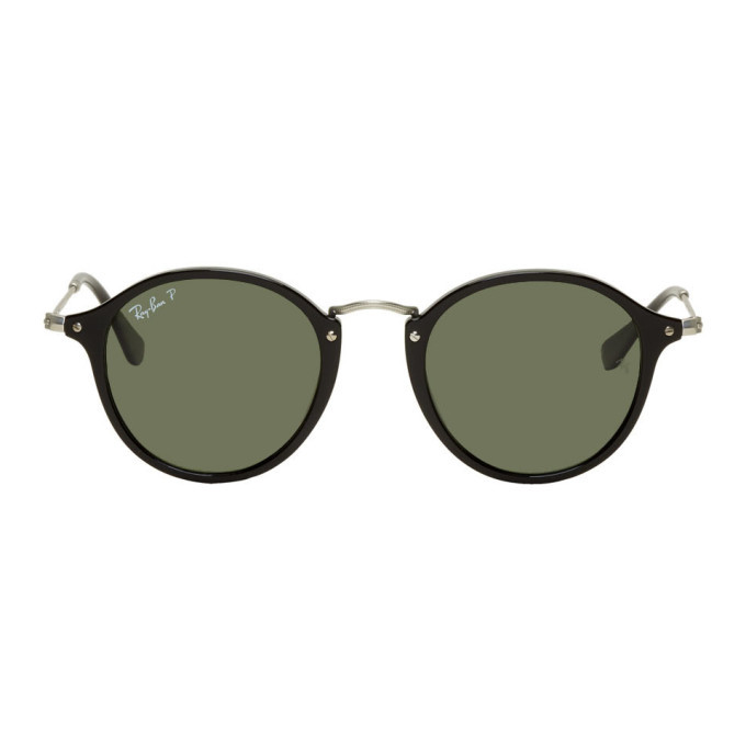 Photo: Ray-Ban Black and Silver Round Sunglasses