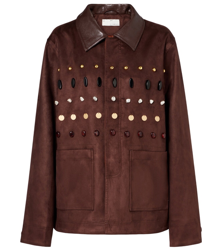 Photo: Xu Zhi Embellished faux suede jacket