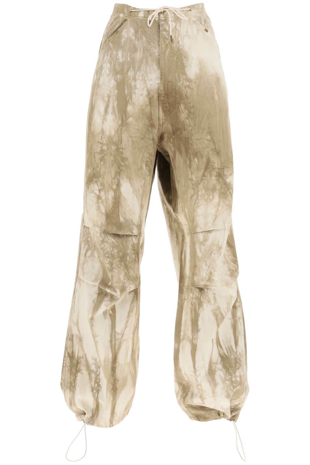 DARKPARK daisy tie-dye baggy pants Green DARKPARK