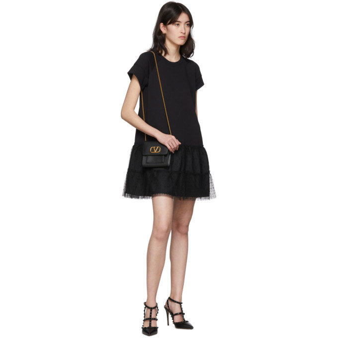 RED Valentino Black Jersey Dress RED Valentino