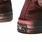 Converse Chuck Taylor 1970s Hi LTD Sneaker in Maroon/Dirt Dye